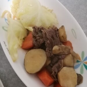 我が家の肉じゃが☆キャベツ入り